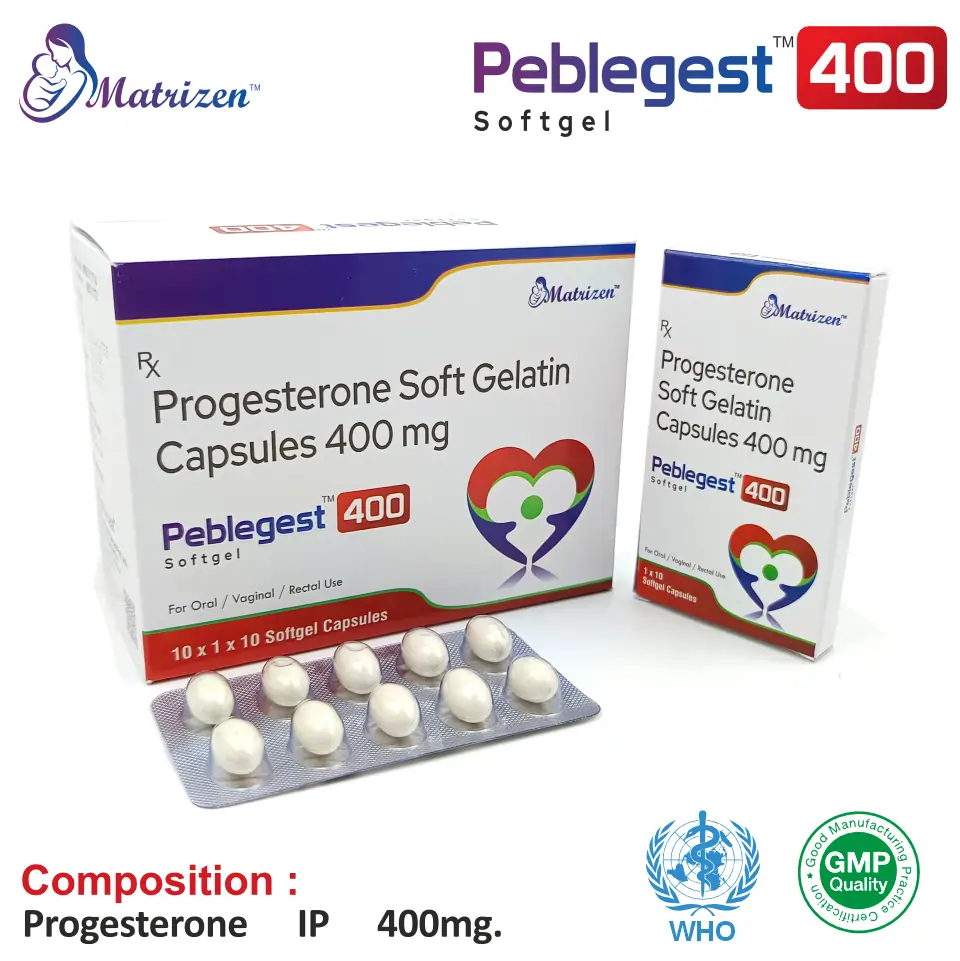 Progesterone Softgel Capsule at the best price in PCD Pharma Franchise for Hormone Replacement, Menstrual and Menopausal Support.